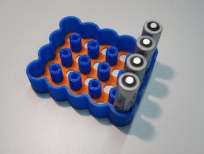 battery holder aa organization 3d print model - Mito3D