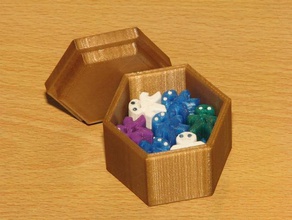 scatola esagonale i contenitori zombie 3d print model - Mito3D