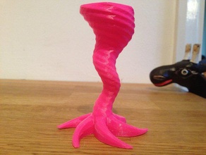 tornado vaso esculturas 3d print model - Mito3D