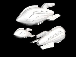 zorgon ship vehicles 3d print model - Mito3D