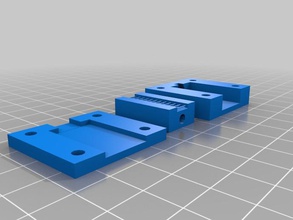 y-Gürtel retainertensioner 3d Drucker - Zubehör Bett openscad parametric reprap upgrade 3d print model - Mito3D