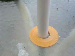 guarda-chuva de praia pátio anel adaptador aí ao ar livre jardim 3d print model - Mito3D