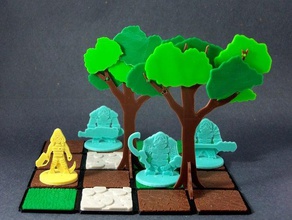 modular tree preview games 28mm continuum dnd dungeon dolls fantasy flatmini gaming miniature rpg scifi tabletop terrain voidscape 3d print model - Mito3D