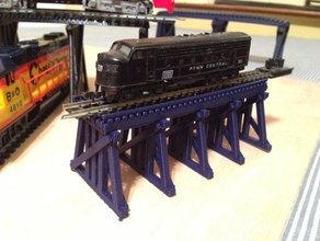 model railroad trestle Gebäude Strukturen 3d print model - Mito3D