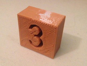 numero di blocchi apprendimento 3d lettere numeri openscad 3d print model - Mito3D