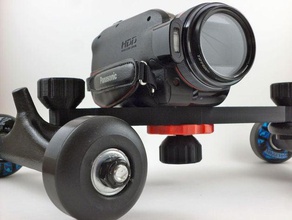 unibody cheap dslr table dolly camera replicator video 3d print model - Mito3D