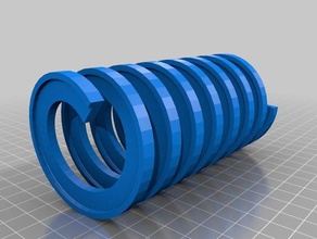 experimentelle Frühjahr Teile abs helix pla Stärke test 3d print model - Mito3D