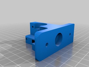 ghae mount makergear hotend ofset 3d yazıcı ekstruderler openscad reprap 3d print model - Mito3D