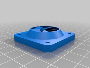 il mio personalizzato parametrico spirale aurea, condotto della ventola v01 3d la stampante accessori 3d print model - Mito3D