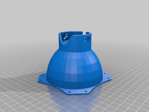 dji f450 cúpula gps titular de la naza v2 3d impresión 3d print model - Mito3D