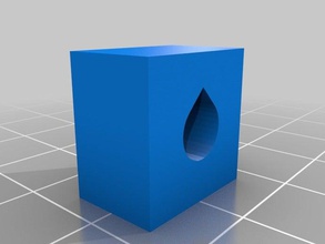 horizontal hole test object other 3d calibration reprap 3d print model - Mito3D