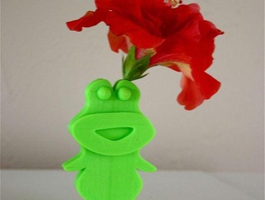 frog vase decor 3d print model - Mito3D