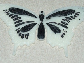 thiner kelebek çift ekstruzyon hayvanlar 3d print model - Mito3D