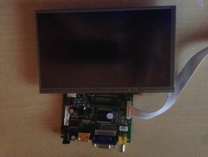 7 pouces écran tactile de cas 169 3 d l'impression 3d print model - Mito3D