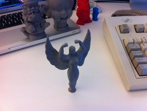 musculoso troféu esculturas beefyarms meshmixer 3d print model - Mito3D