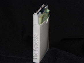 squeeze-slim flexible Brieftasche - Zubehör Karten card-Inhaber cash flexibles filament Geld ninjaflex ninja-flex 3d print model - Mito3D