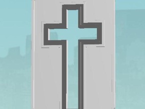 militaire tag de la croix accessoires l'église étiquettes chien dieu saint jésus les marines prier usmc 3d print model - Mito3D