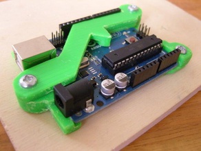 başka bir arduino ayraç elektronik 3d tutucu monte edin openscad 3d print model - Mito3D