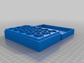 personnalisable er collet de la boîte pièces customizer 3d print model - Mito3D