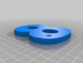 8 screw holes 3d printing 3d print model - Mito3D
