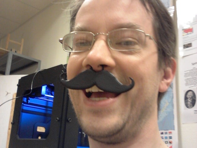 moustache accessoires 3D print model - Mito3D
