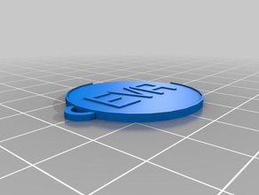 eva keychains customized 3d print model - Mito3D