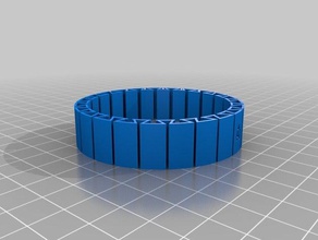 addie bracelet bracelets customized 3d print model - Mito3D