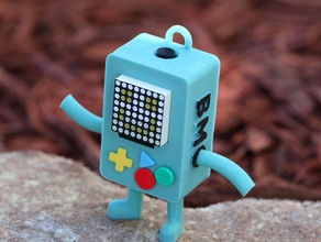 bmo 8x8 led matrix electronics adafruit adventure time gemma robot trinket video game 3d print model - Mito3D