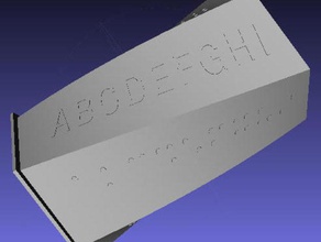 hardware braille translator outros 3d print model - Mito3D