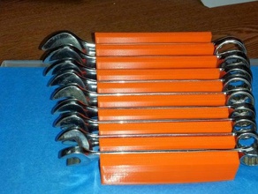 wrench rack update tool holders boxes 3d print model - Mito3D