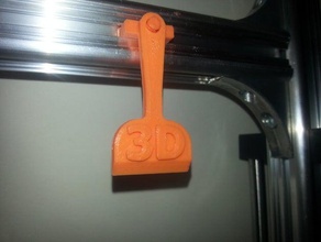 3d printer bed scraper accessories tool 3d print model - Mito3D
