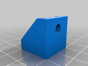 angle bracket 20x20 aluminium profile 3d printer parts mendelmax 3d print model - Mito3D