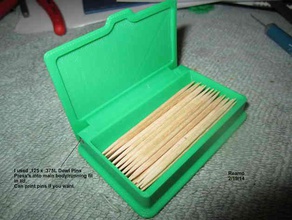 box toothpicks tool holders boxes 3d print model - Mito3D