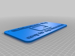 il mio di manutenzione personalizzati segno i segni loghi 3d print model - Mito3D