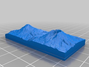 mount st helens pre post models creator omnomnom saint surface terrain usgs volcano 3d print model - Mito3D