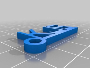 kevins keychain keychains customized 3d print model - Mito3D