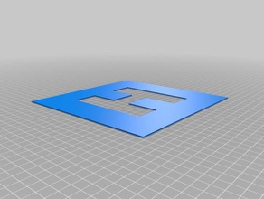h La impresión en 3d schablone galería de símbolos 3d print model - Mito3D