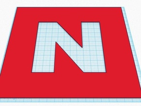 n 3d baskı schablone şablon 3d print model - Mito3D