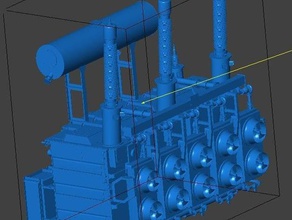 power transformer apollo engineering 3d print model - Mito3D