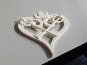 royaume-clé manteau des bras vidéo jeux 3d print model - Mito3D