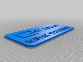westar sinal sinais logotipos personalizado 3d print model - Mito3D