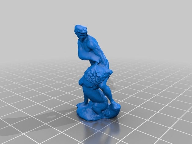 samson aslan Heykeli sanat 3D print model - Mito3D