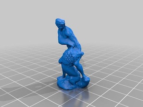 samson statue de lion l'art 3d print model - Mito3D