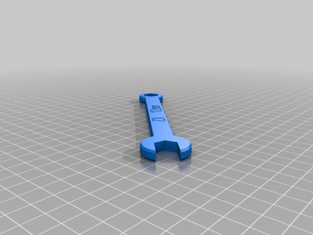 12mm clé le bricolage personnalisé 3D print model - Mito3D