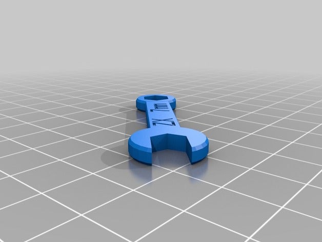 7mm Maulschlüssel diy angepasst 3D print model - Mito3D