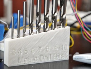 metrik matkap dizin aracı sahipleri kutuları 3d print model - Mito3D