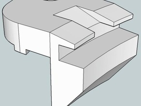 basso profilo di stampa letto staffe kossel mini rotondo 3d la stampante parti vetro borosilicato lettino riscaldato titolare openbeam supporto 3d print model - Mito3D