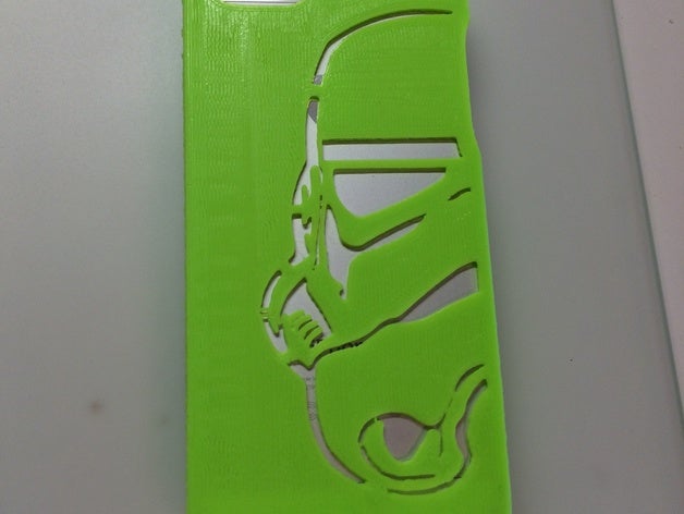 slim iphone5 stormtrooper caso móvil star wars 3D print model - Mito3D