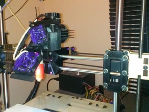 printrbot plus v20 21 carriage conversion kit 3d printer parts 3d print model - Mito3D