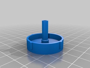 toilet tank push button replacement parts 3d print model - Mito3D